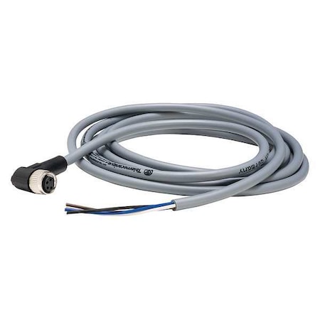 Cordset, 6.56 ft., Gray, 250VAC/300VDC MPN:XZCPV1041L2