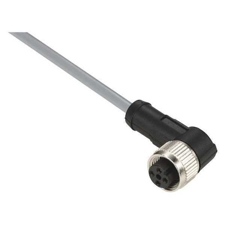 Cordset, 6.56 ft., Gray, 250VAC/300VDC MPN:XZCPV1241L2