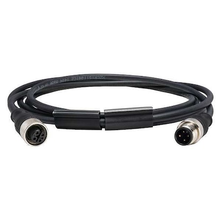 Cordset, 6.56 ft., Black, 250VAC/300VDC MPN:XZCR1511041C2