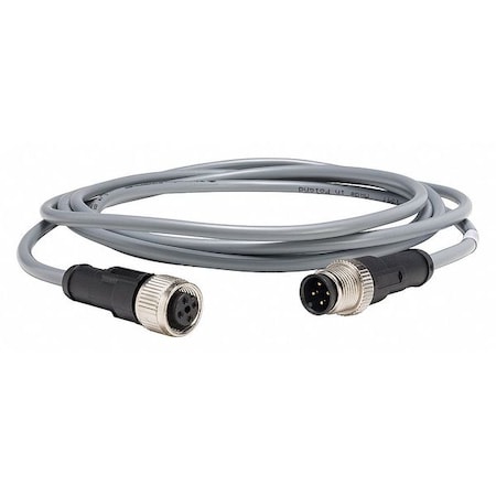 Cordset, 16.4 ft., Gray, 250VAC/300VDC MPN:XZCRV1511041C5