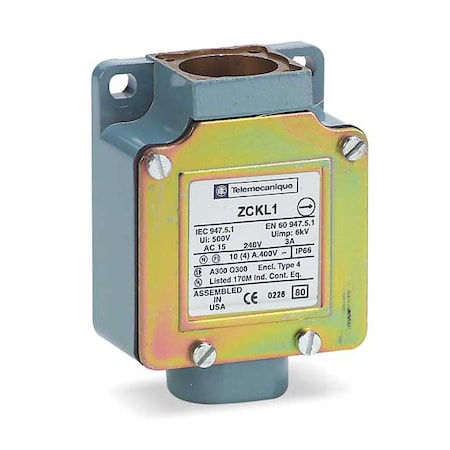 1NC/1NO Limit Switch Body Nema 1, 2, 3, 4, 12 IP 66 MPN:ZCKL1H7