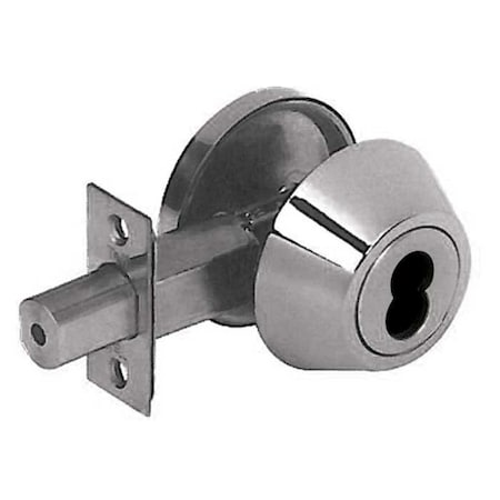 Single Cylinder Grade 2 Deadbolt, Interchangeable Core, Stainless Steel MPN:DB2060-IC-32D
