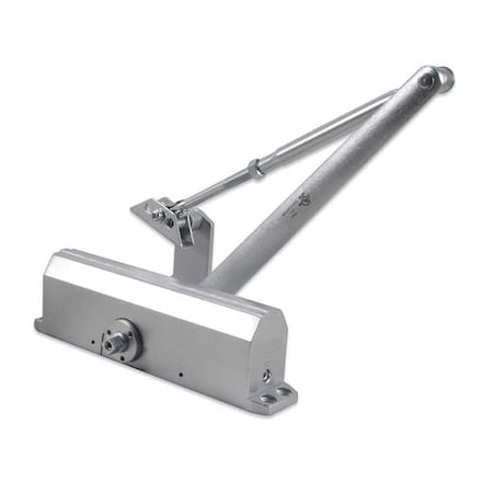 Door Closer, Aluminum Painted, Regular Arm, Size 4, MPN:DC1604-REG-AL