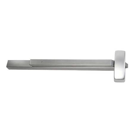 Rim Exit Device, 36 Inch, Exit Only, Aluminum MPN:ED736-AL