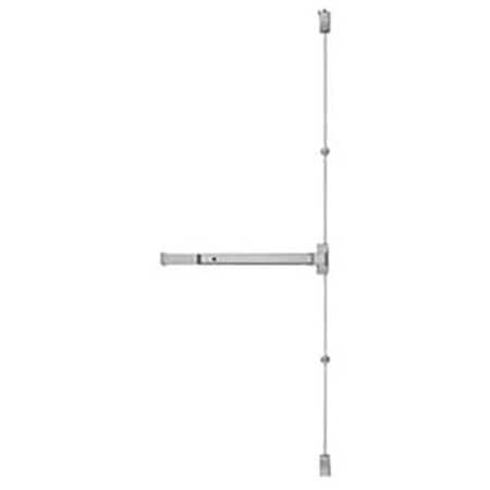 Surface Vertical Rod Exit Device, 36 Inch, Exit Only, Satin Stainless Steel MPN:ED836-VR-AL
