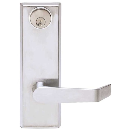 Pro Line Exit Device Trim, Lever, Escutcheon, Entry, Satin Chrome MPN:EDELT53-26D