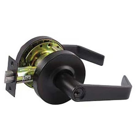 Grade 2 Cylindrical Lock, Entry, Lever, Oil Rubbed Dark Bronze, 2-3/4 Inch Backset, SFIC Less MPN:L2053-IC-10B