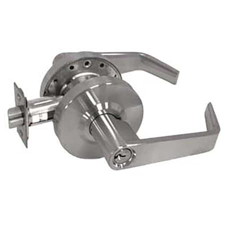 Grade 2 Cylindrical Lock, Classroom, Lever, Satin Chrome, 2-3/4 Inch Backset, Conventional Cylinder MPN:L2070-26D