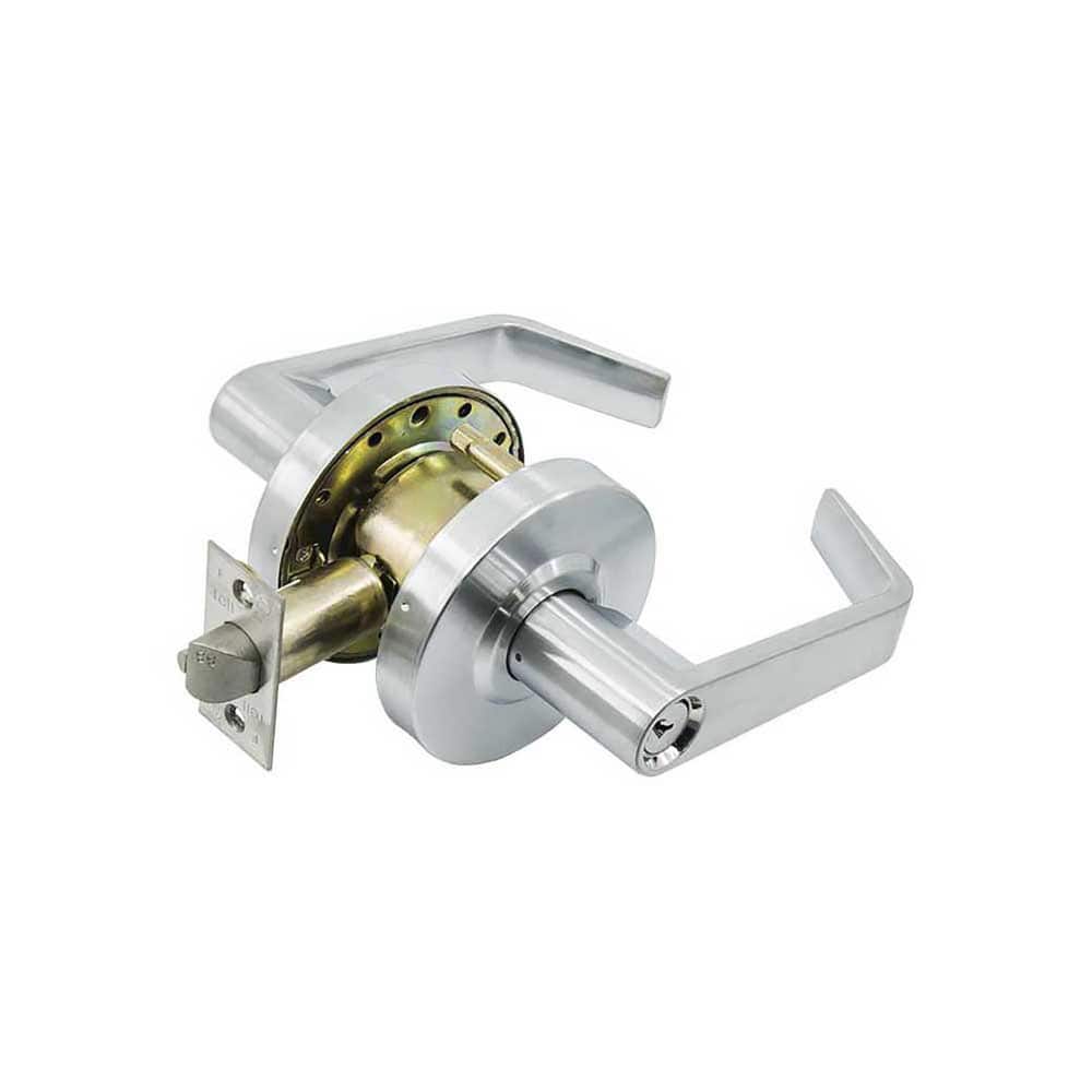 Lever Locksets, Lockset Type: Storeroom , Key Type: Keyed Different , Back Set: 2-3/4 (Inch), Cylinder Type: Conventional , Material: Steel  MPN:L2080-26D