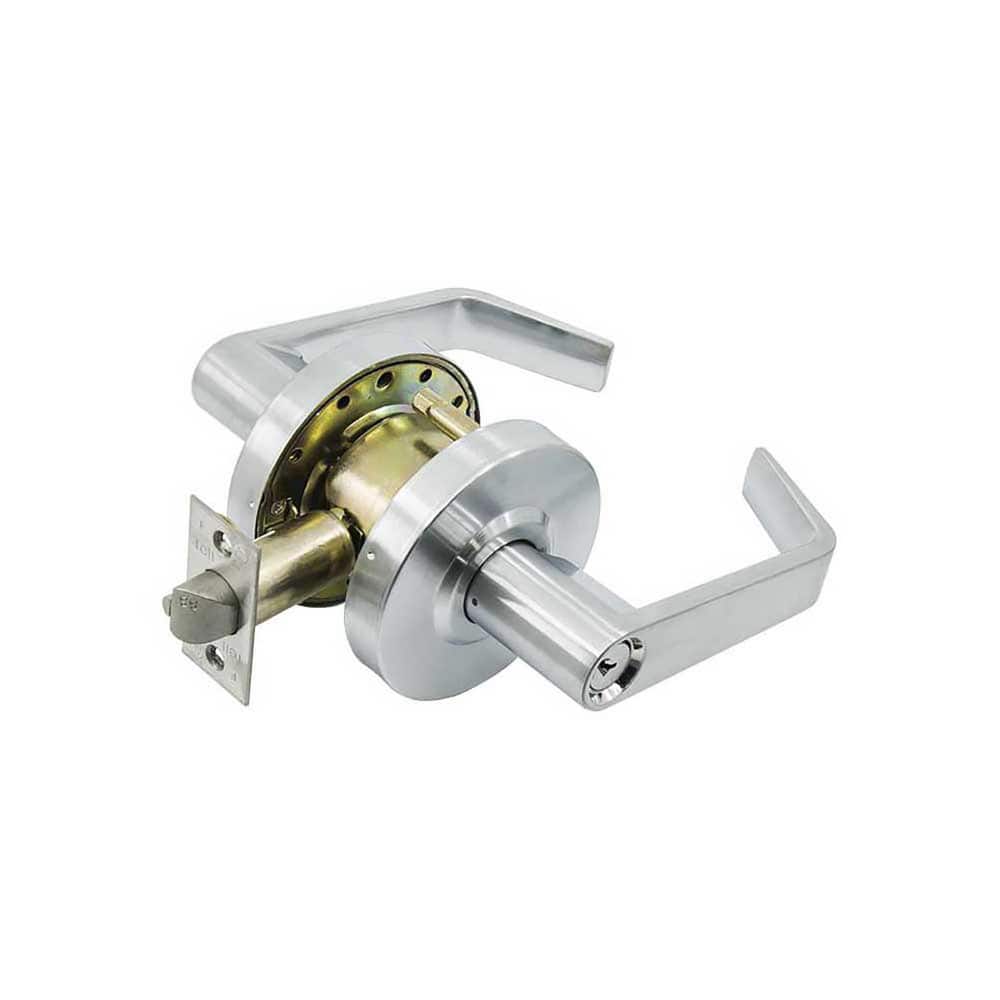 Lever Locksets; Lockset Type: Storeroom ; Key Type: Keyed Different ; Back Set: 2-3/4 (Inch); Cylinder Type: Conventional ; Material: Steel ; Door Thickness: 1-3/8 to 2 MPN:L2080-26D