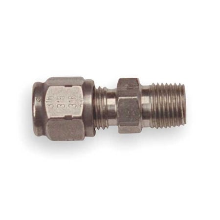 Compression Fitting, Adj, 1/8NPT, L 1/4 MPN:FTG-156-107