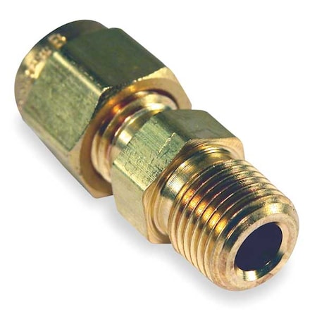 Compression Fitting, 1/8 MNPT, Brass MPN:FTGR-1019
