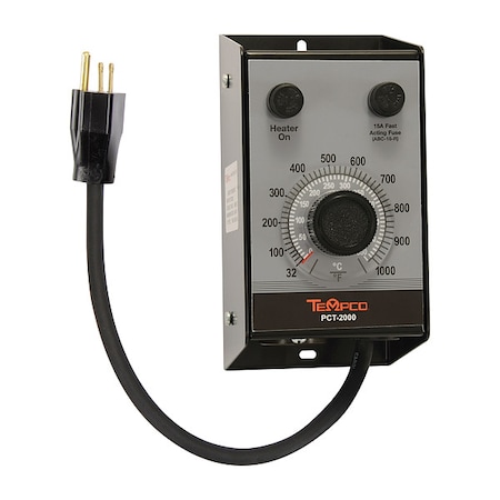 Temp Ctrl Box, Analog, K, 240V, 15A, 32-1000F MPN:PCT20004