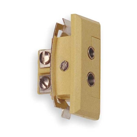Panel Jack, K, Yellow, Standard Bezel Mount MPN:TCA-102-138