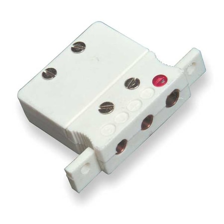 Panel Jack, Cu, White, Standard 3 Pin MPN:TCA-102-154