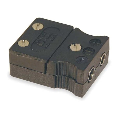 Thermocouple Jack, J, Black, QD, Glss Filled MPN:TCAR-1008