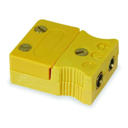 Thermocouple Jack, K, Yllw, QD, Glss Filled MPN:TCAR-1009