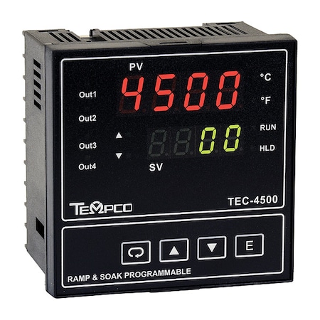 Temp Ctrl, 90-264VAC, 1/4Din, SSR/Relay MPN:TEC58007
