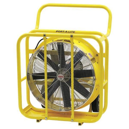 Standard Duty Air Circulator, Floor Mount, 24 in Blade Dia, 115/208-230V, 12, 867 cfm MPN:913-1065