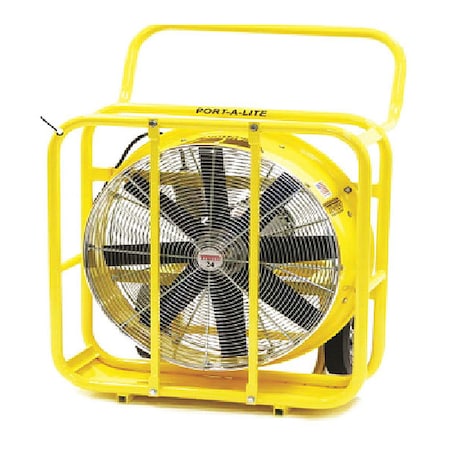 Standard Duty Air Circulator, Floor Mount, 24 in Blade Dia, 115/208-230V, 12, 867 cfm MPN:913-1070
