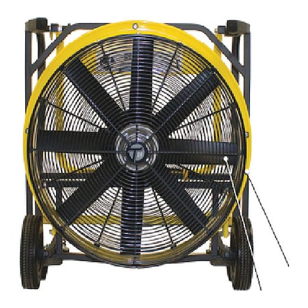 24 in Floor Air Circulator, 12, 867 CFM, 1 HP, Dual-Voltage 115/208-230V MPN:913-1261