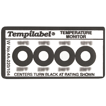 Temp Indicator, Strip, Clear, 10PK MPN:26703