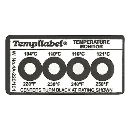Tempilabel Series 4A-170F PACK10 MPN:26702