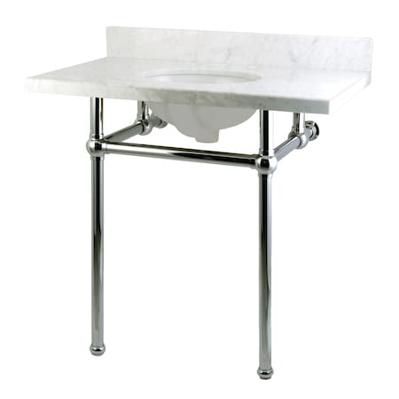 KVPB36MB1 Vanity & Sink with Brass Pedestal MPN:KVPB36MB1