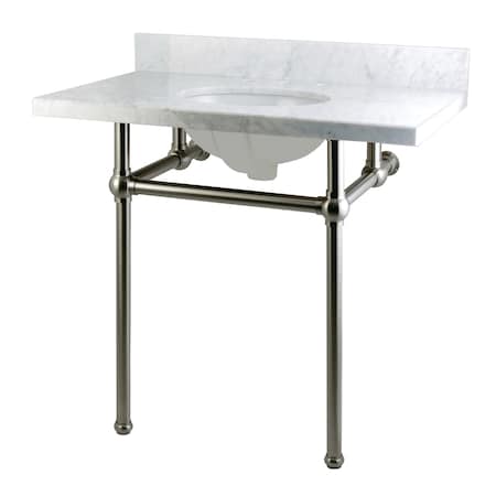 KVPB36MB8 Vanity & Sink with Brass Pedestal MPN:KVPB36MB8