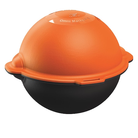 Marker Ball, Polyethylene, Black/Orange MPN:OM-02