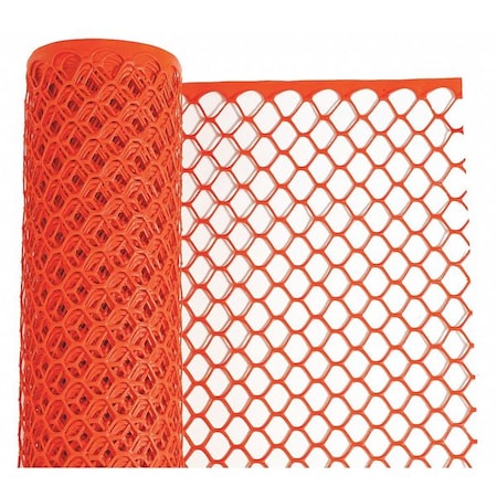 Safety Fence, 4 ft. H, Orange, 50 ft. L MPN:64090204