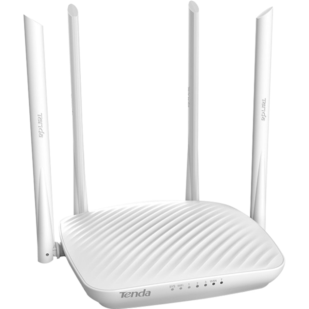 Tenda F9 Wi-Fi 4 IEEE 802.11n Ethernet Wireless Router - 2.40 GHz ISM Band(4 x External) - 75 MB/s Wireless Speed - 3 x Network Port - 1 x Broadband Port - Gigabit Ethernet - Desktop (Min Order Qty 2) MPN:F9