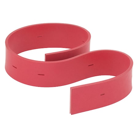 Rear Squeegee Blade, Rubber, Red MPN:4041417