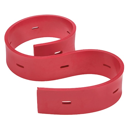 Rear Squeegee Blade, Rubber, Red MPN:4031860