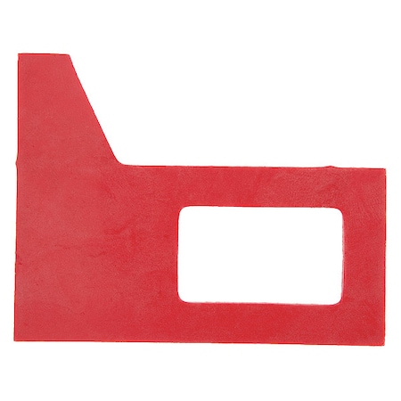 Squeegee Gasket, 3 3/8 in L, Rubber MPN:4021294