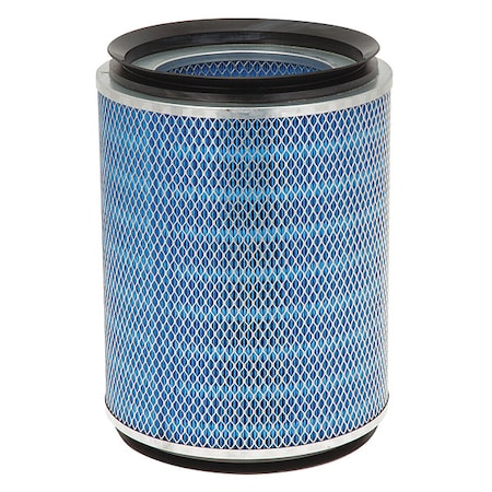 Air Filter, Synthetic Fiber, Black/Blue MPN:1045900