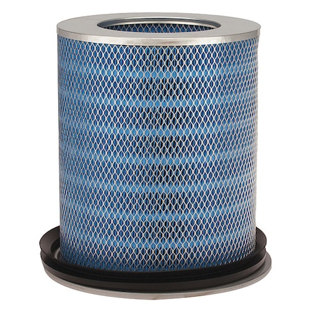 Air Filter, Synthetic Fiber, Black/Blue MPN:4010362