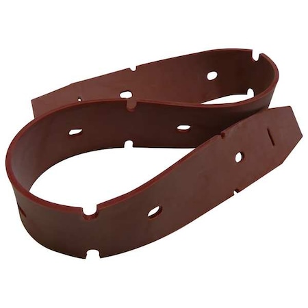 Front Squeegee Blade, Latex, Red MPN:4020713
