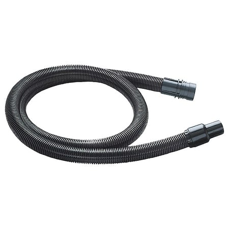 Vacuum Hose, 16 ft L, Black, Plastic MPN:4133348