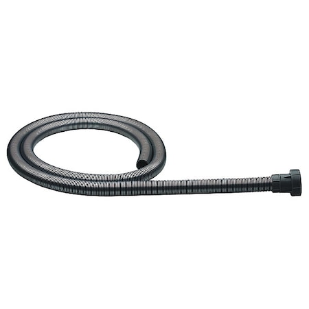 Vacuum Hose, 8 ft L, Black, Plastic MPN:4133419
