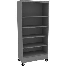 Tennsco® Welded Bookcase with Casters 36