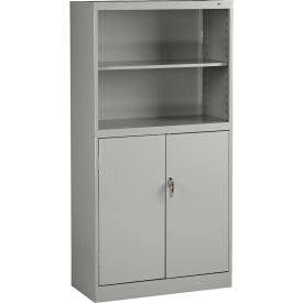 Tennsco® Combination Bookcase/Storage Cabinet 36