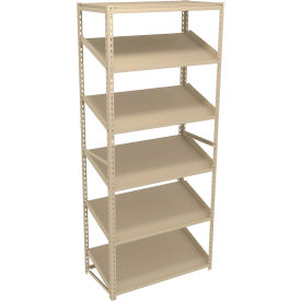 Sloped Flow Shelving Starter 36W x 18D x 84 H Tan ZT7-3618S-5-SND