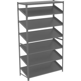 Sloped Flow Shelving Starter 48W x 18D x 84H Gray ZT7-4818S-5-MGY