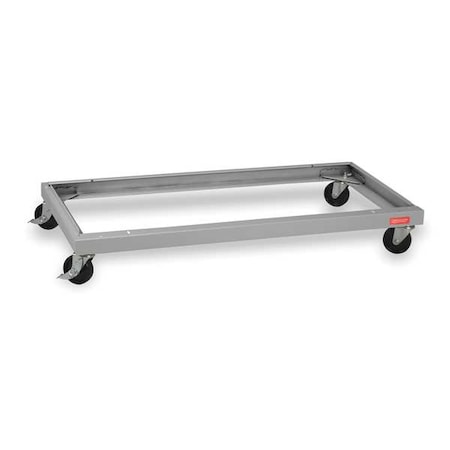 Caster Kit, 48 in W x 24 in D, Med Gray MPN:CK4824MGY