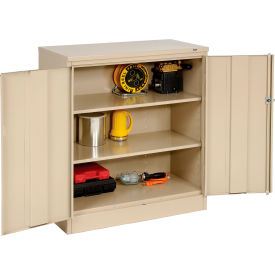 Tennsco® Counter Height Metal Storage Cabinet 36