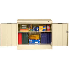 Tennsco® Heavy Duty Desk Height Storage Cabinet 24 Gauge 36