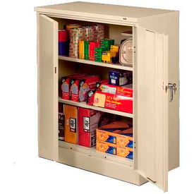 Tennsco® HD Counter Height Metal Storage Cabinet 24 Gauge 36