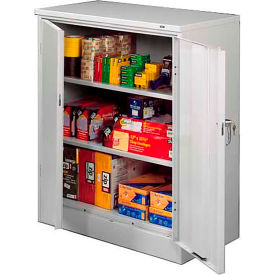 Tennsco® HD Counter Height Metal Storage Cabinet 24 Gauge 36