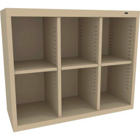 Tennsco® 6 Person Cubby Locker 34-1/2